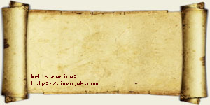 Tina Avramović vizit kartica